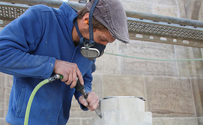 Turmhelmsanierung am Mariendom