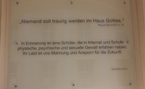 Gedenktafel im Stift Kremsmünster © Stift Kremsmünster